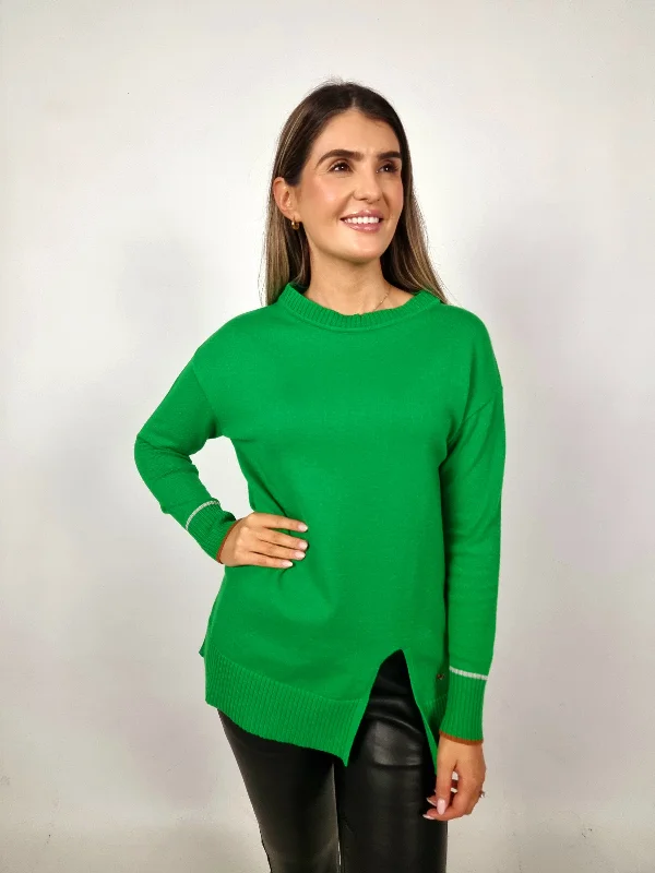 Markdowns Pame Carrioni Green Sweater