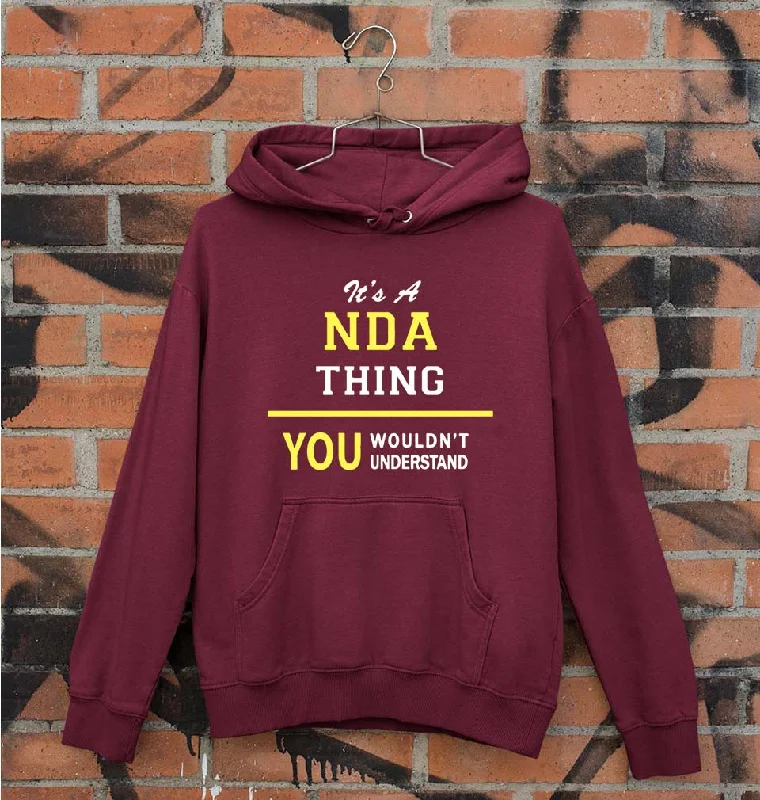 Discount Extravaganza NDA Army Unisex Hoodie for Men/Women