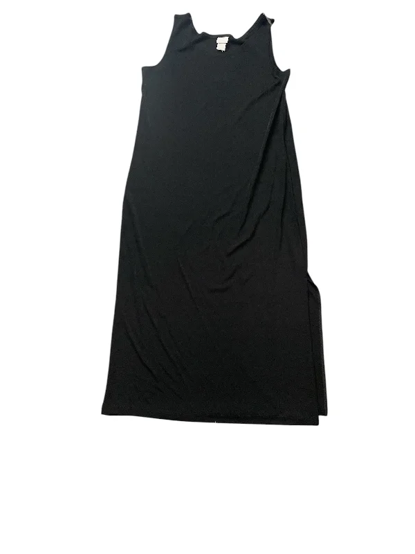 silk dressDress Casual Maxi By Chicos In Black, Size: Sp