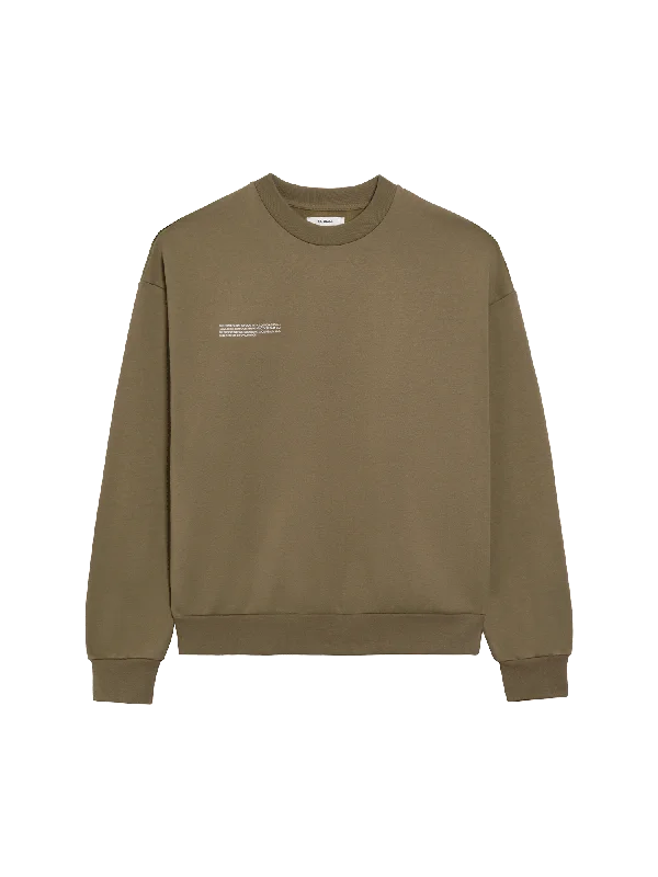 Deal Explosion Womens In Conversion Cotton Sweatshirt—carbon brown