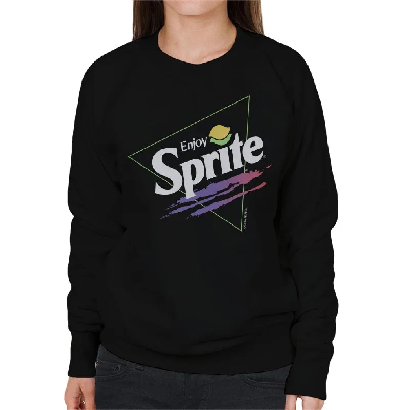 Savings Galore fashionable fitness sweatshirtSprite Enjoy Logo Triangle Aesthetic Women's Sweatshirt Savings Galore fashionable fitness sweatshirtSprite Enjoy Logo Triangle Aesthetic Women's Sweatshirt