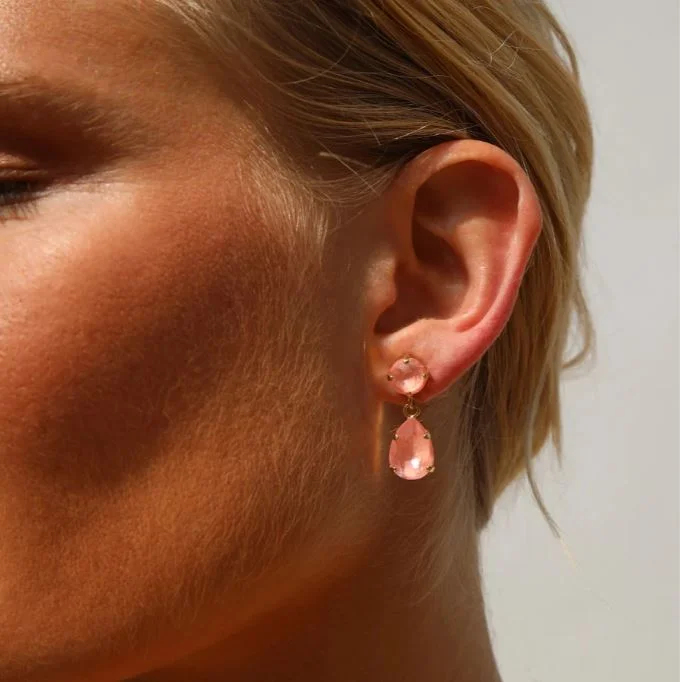 Special Promotion Caroline Svedbom Mini Drop Earrings Gold Flamingo  Ignite