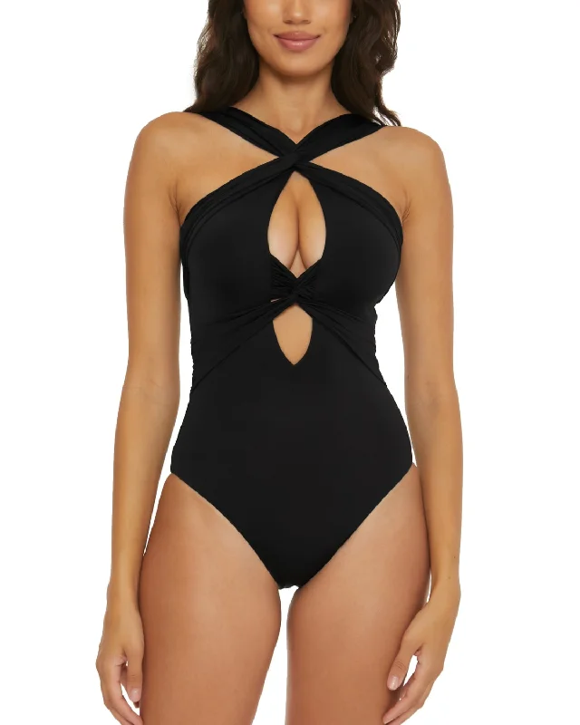 Can't Miss 2024 Becca by Rebecca Virtue Color Code Gracelyn High Neck One Piece - 850147