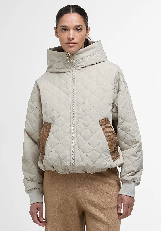 Price Reduction Barbour Maddy Quilted Jacket, Beige