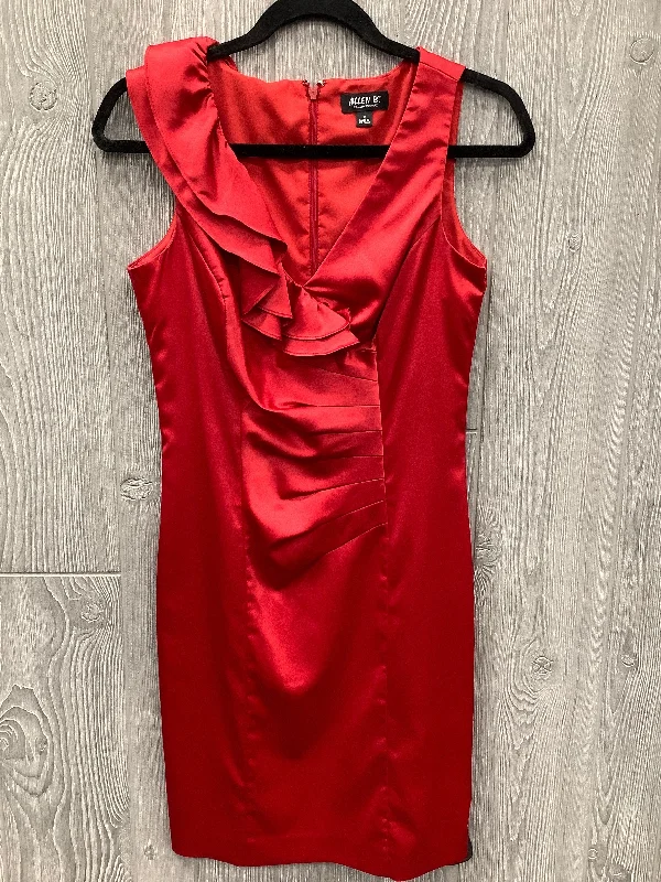 New Markdowns Dress Party Midi By Allen B In Red, Size: S