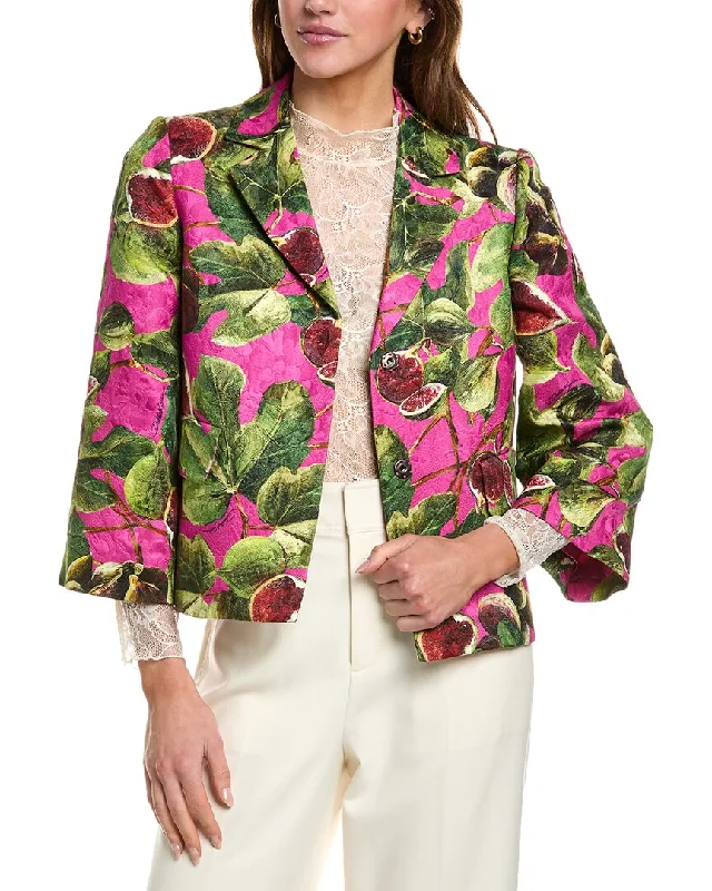Shop and Save Dolce & Gabbana Silk-Blend Jacket