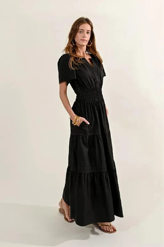 casual shift dressMolly Bracken Black Summer Dress