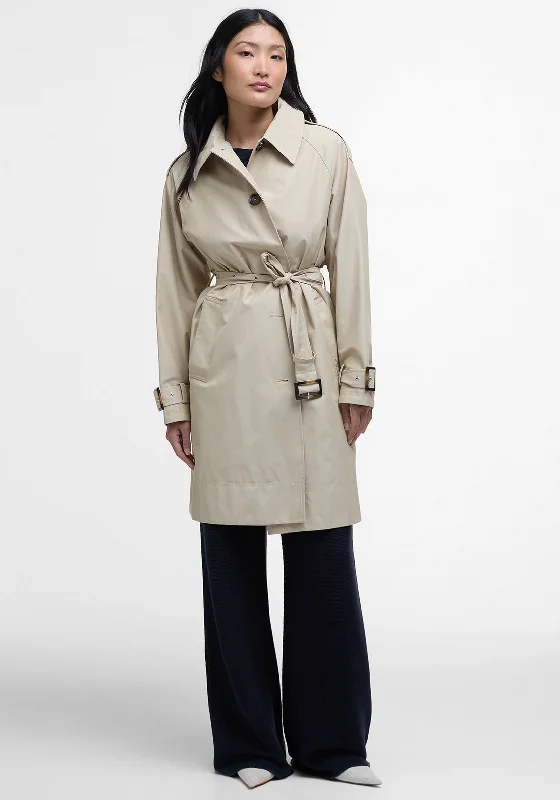 Online Only Barbour Maia Showerproof Trench Coat, Beige
