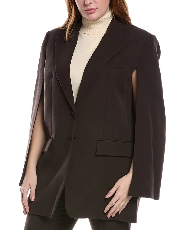 Epic Deals Michael Kors Collection Wool Cape Jacket