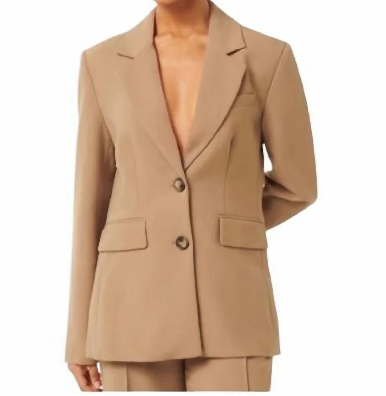Savings Event Fitted Jacket In Camel