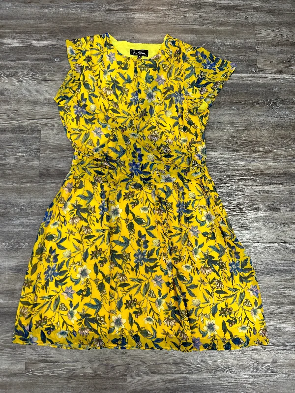 oversized dressDress Designer By Sam Edelman In Yellow, Size: L