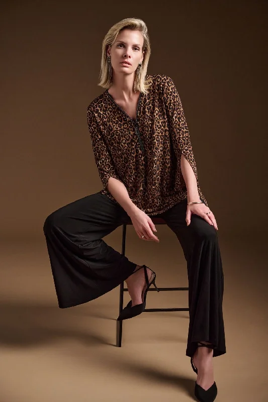 Anniversary Sale Joseph Ribkoff Silky Knit Animal Print Fit and Flare Tunic