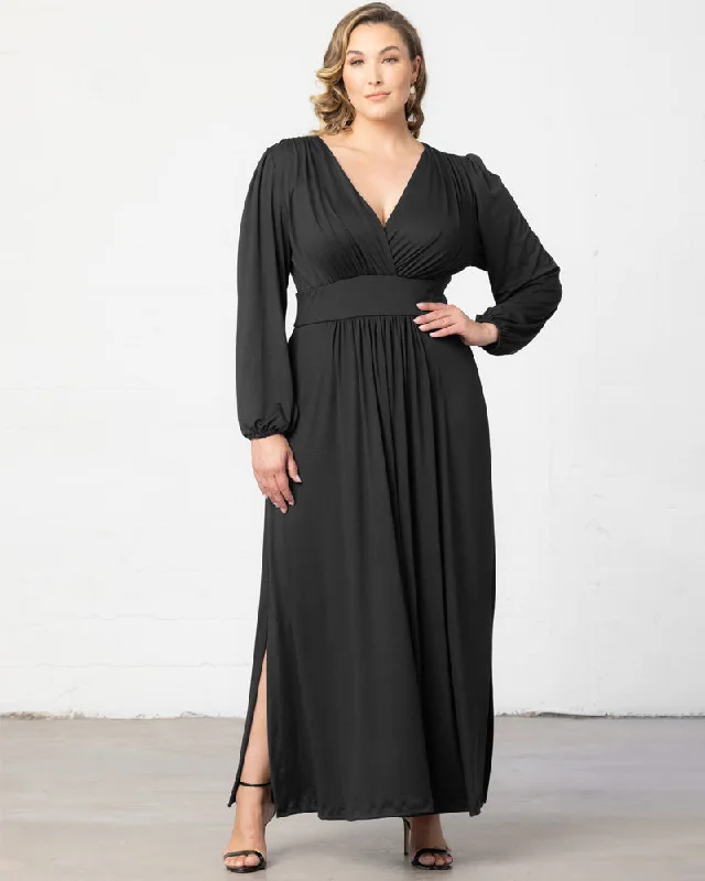 trendy dressKelsey Long Sleeve Maxi Dress