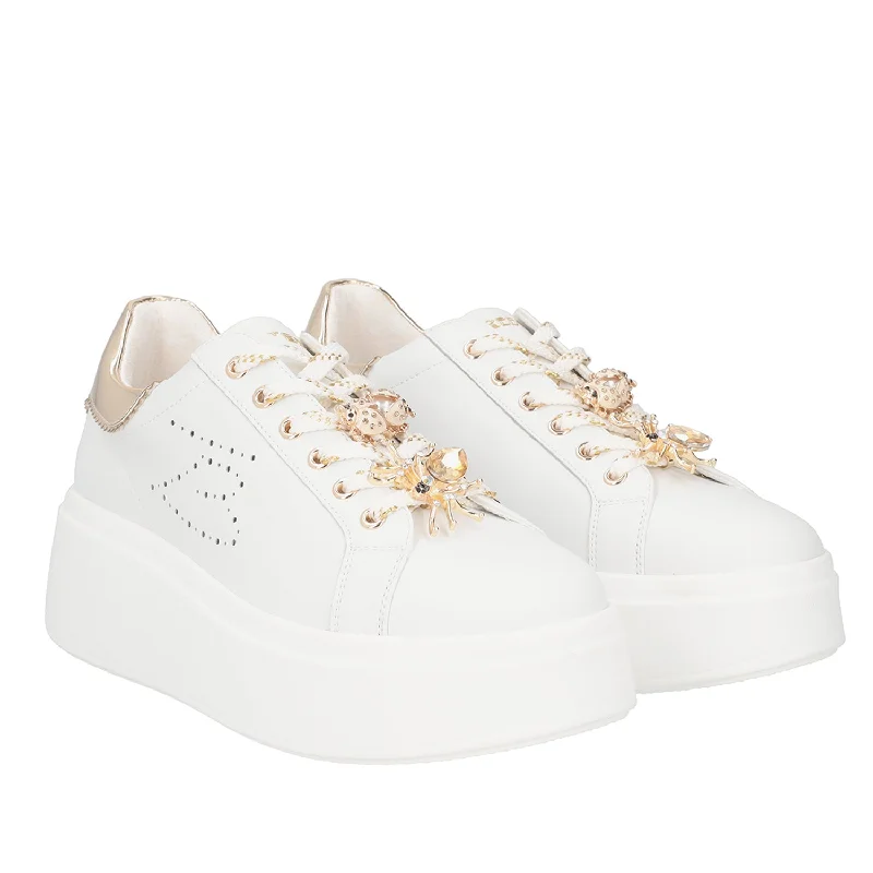 Midnight Madness Tosca Blu Sneaker Vanity in Pelle C/Coccine