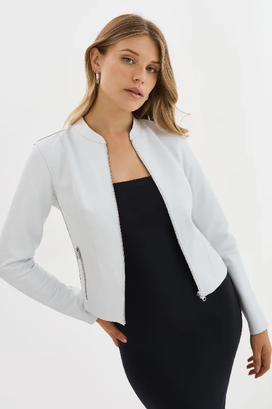Hurry In CHAPIN | Reversible Leather Bomber