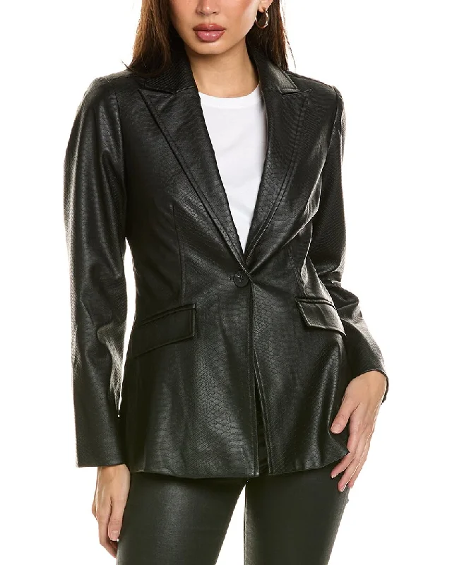 Big Discounts Requirements Snake-Embossed Blazer