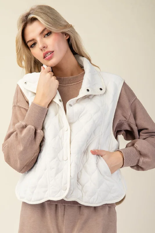 Exclusive Deal Let's Stay In Quilted Vest