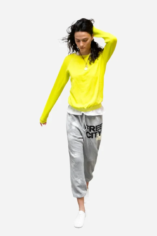 Free City Lucky Rabbit Sweatshirt Yellow