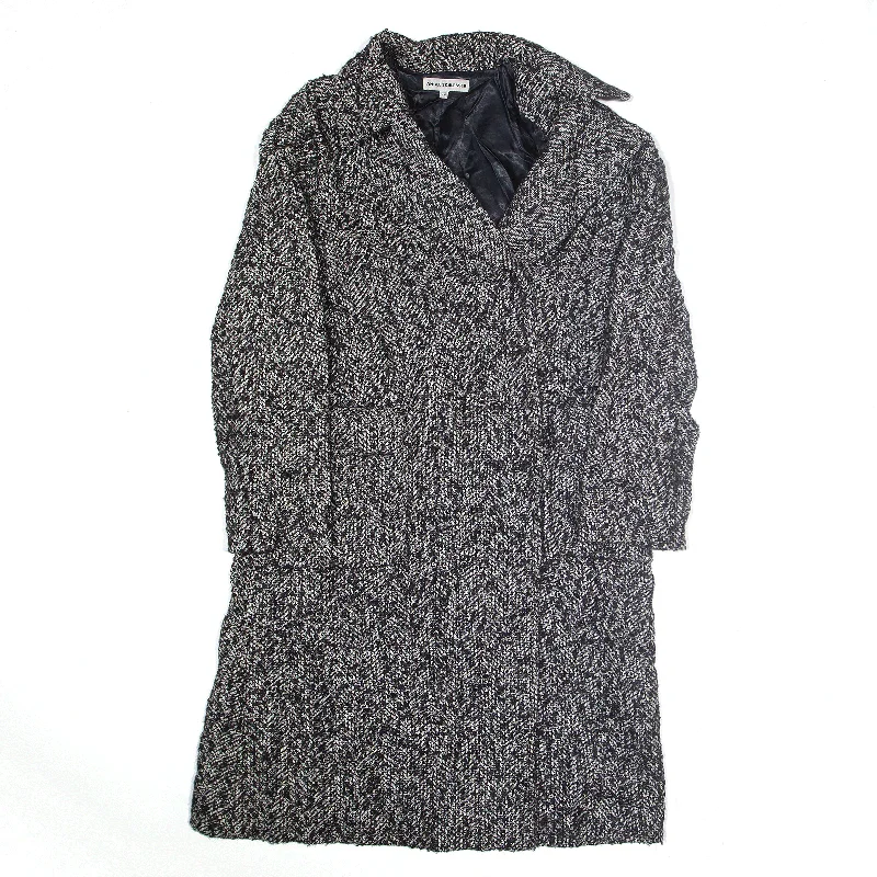 Sneak Peek Sale ANGEL SCHLESSER Wool Blend Jacket Grey Womens L