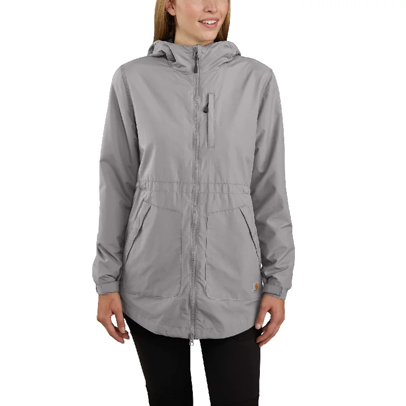 Deal Zone Women's Rain Defender® Relaxed Fit Lightweight Coat - 1 Warm Rating