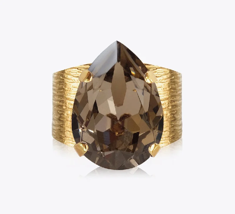 Unbeatable Prices Caroline Svedbom Classic Drop Ring Golden Shadow