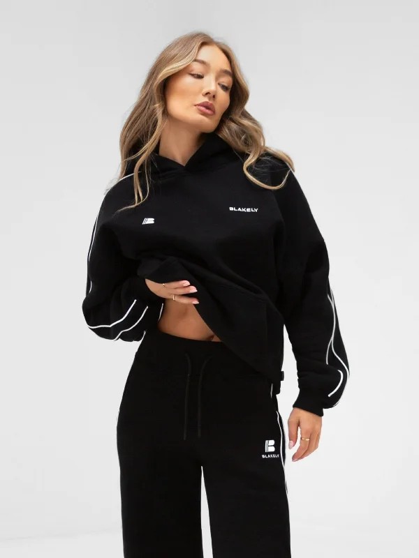 TIME-Limited Offer Apex Pro Oversized Hoodie - Black