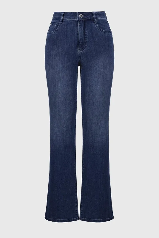 elegant evening dressJoseph Ribkoff Brook Medium Blue Classic Bootcut Stretch Jeans