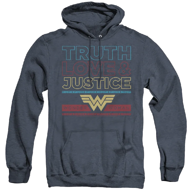 Markdowns Wonder Woman 1984 Truth Love Justice - Heather Pullover Hoodie