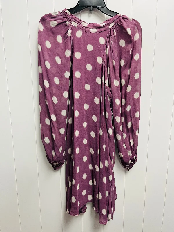 Act Fast Dress Casual Short By Maeve In Purple, Size: Xs