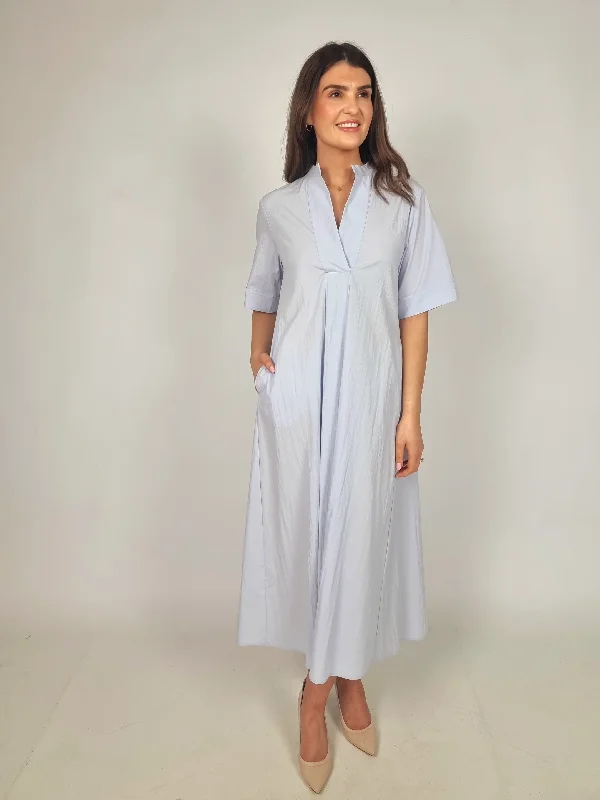 party-ready dressBeatrice B Sky Blue Smock Like Dress