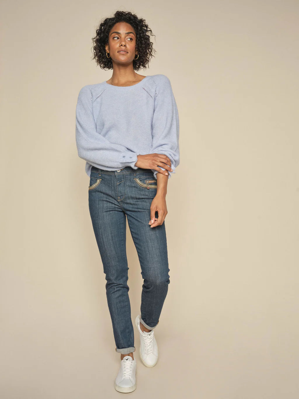 Seasonal Sale Mos Mosh Blue Regular Naomi Cedros Jeans