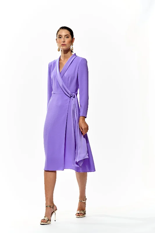 Act Now Moskada Purple Hortenisa Dress