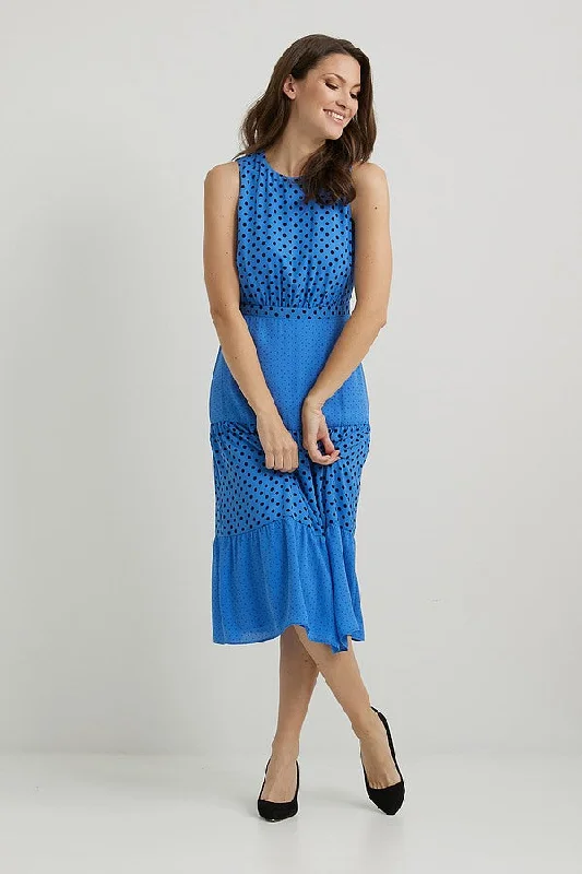 Extra Savings Joseph Ribkoff Polka Dot Dress