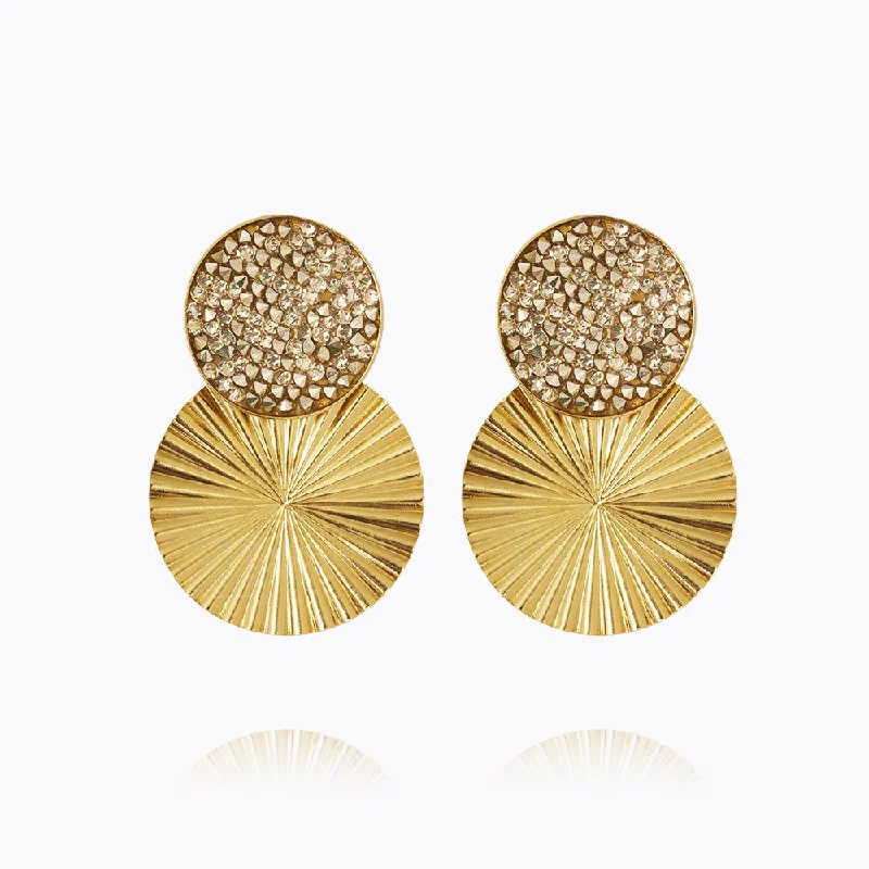 elegant dressCaroline Svedbom Lizzy Gold Earrings