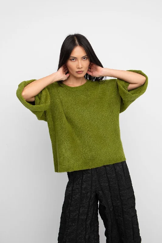 New Markdowns Ozai N Ku Green Knitwear Jumper
