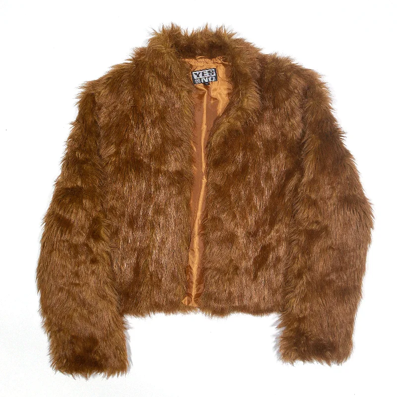 Factory Direct Sale YES OR NO Jacket Brown Womens M
