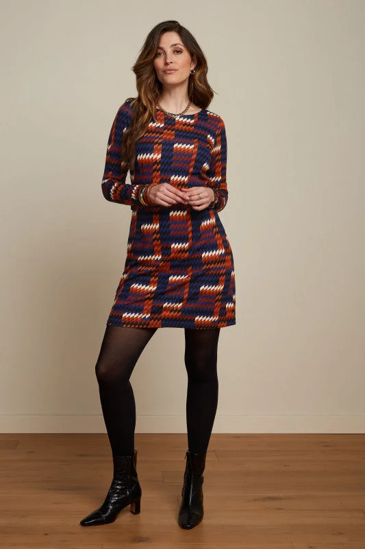 Exclusive Access KING LOUIE Streeple Blue Mod Clark Dress