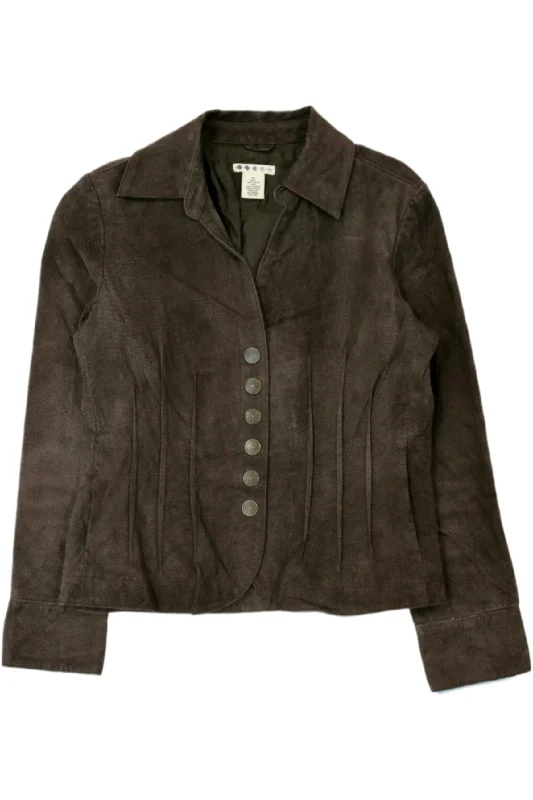 Midnight Sale Tailored Suede Jacket