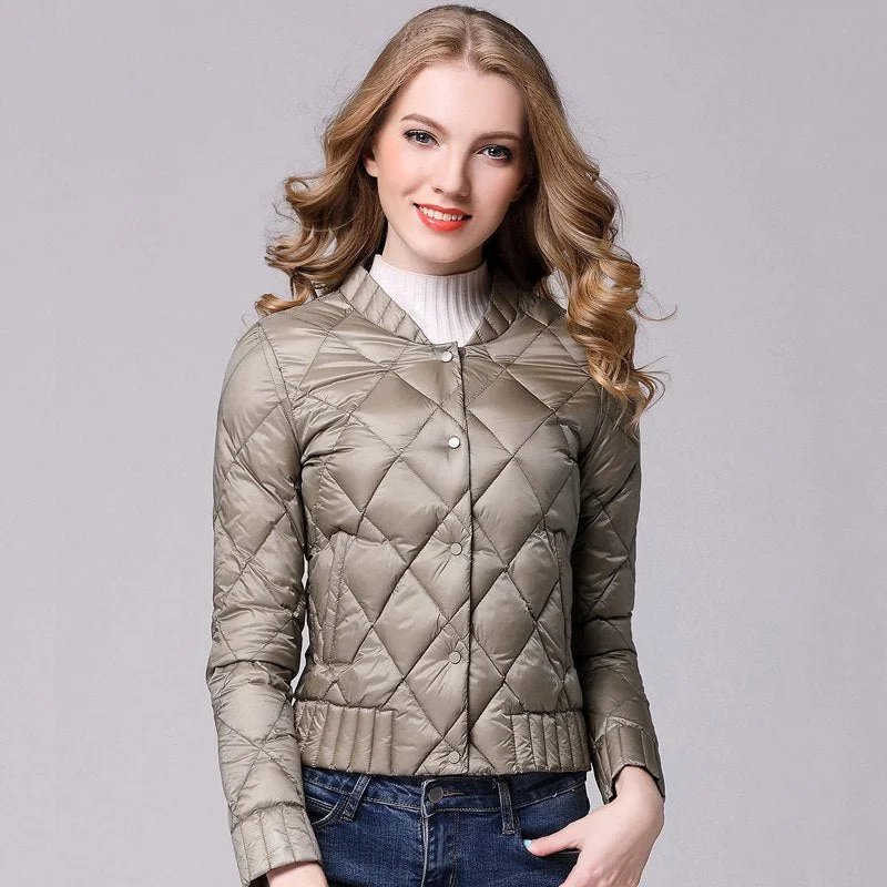 Closeout Sale Spring Winter Women Ultra Light Down Jacket Casual Female Portable duck feather Coat Jackets Lightweight Parkas