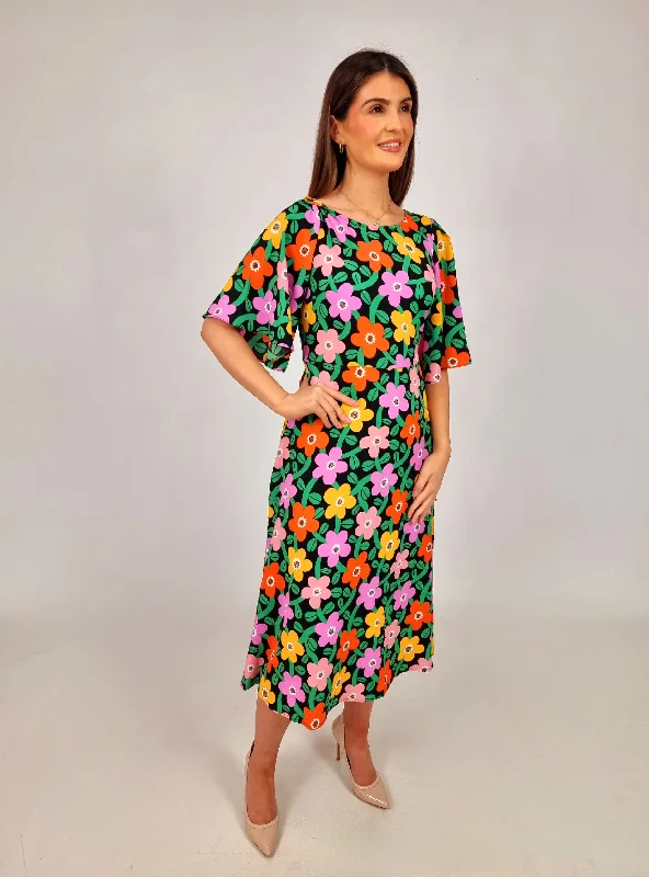 Price Break Traffic People Multi Coloured Floral Serena Dress