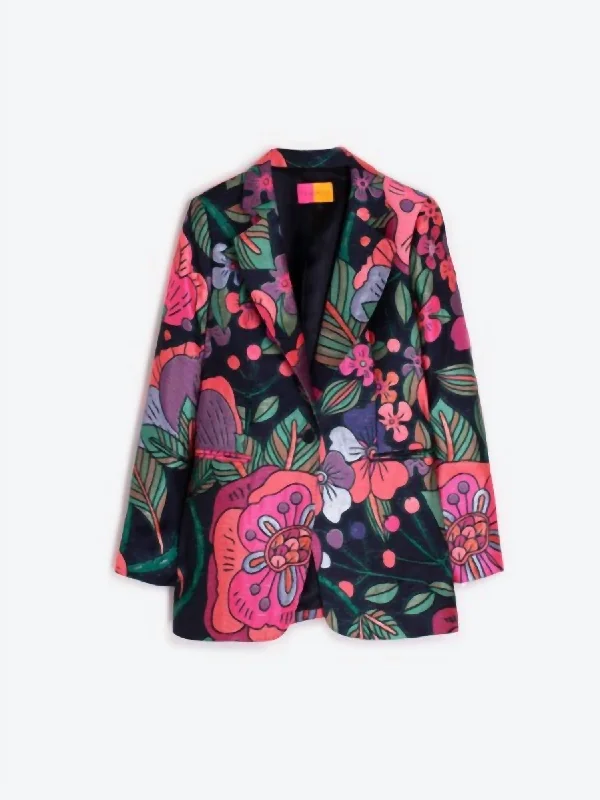 Act Now Rock Flor Jacquard Jacket