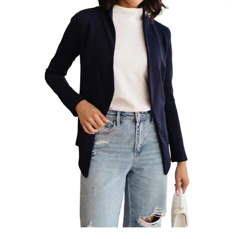 Must-Have Deals Fitted Blazer In Navy