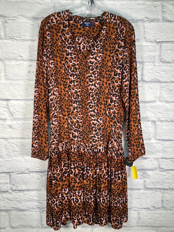 flowy maxi dressDress Designer By Scotch & Soda In Animal Print, Size: S