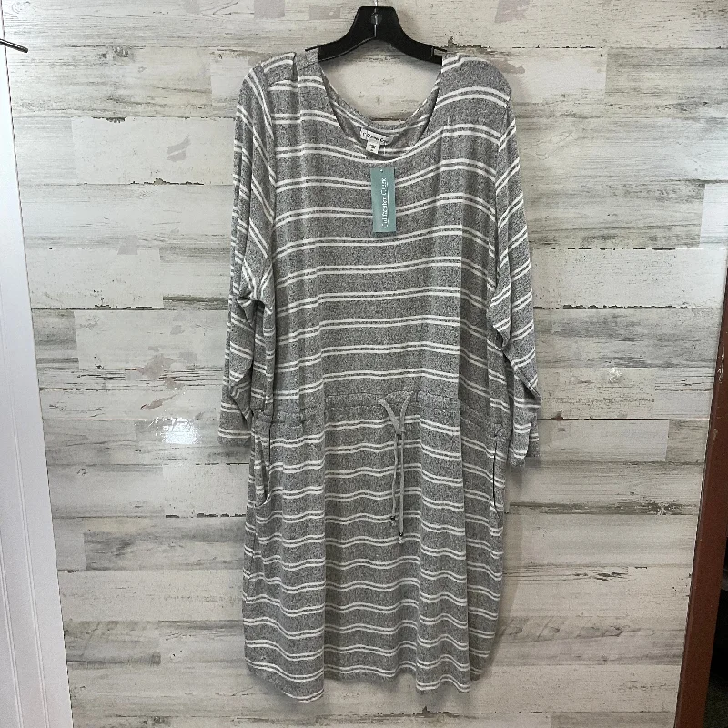 Special Buy Dress Casual Short By Coldwater Creek In Grey, Size: 3x