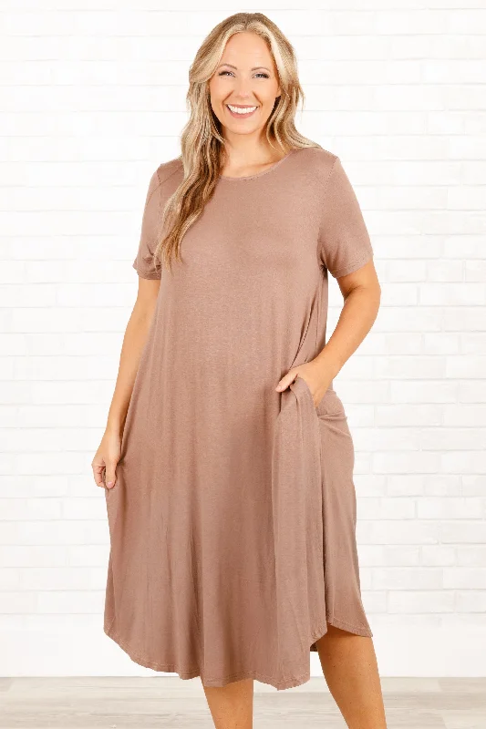 casual dressSomebody Like You Dress, Mocha