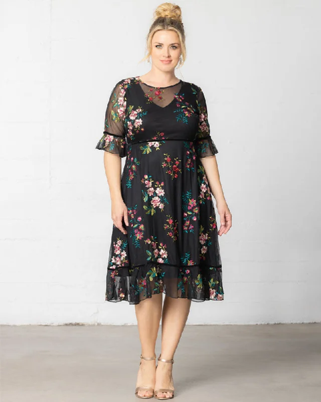 textured dressWildflower Embroidered Dress