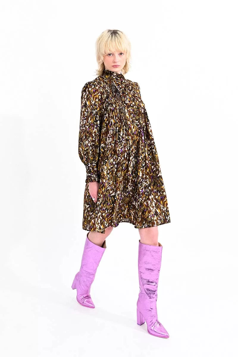 Incredible Offers Lili Sidonio Printed Shirt Dress
