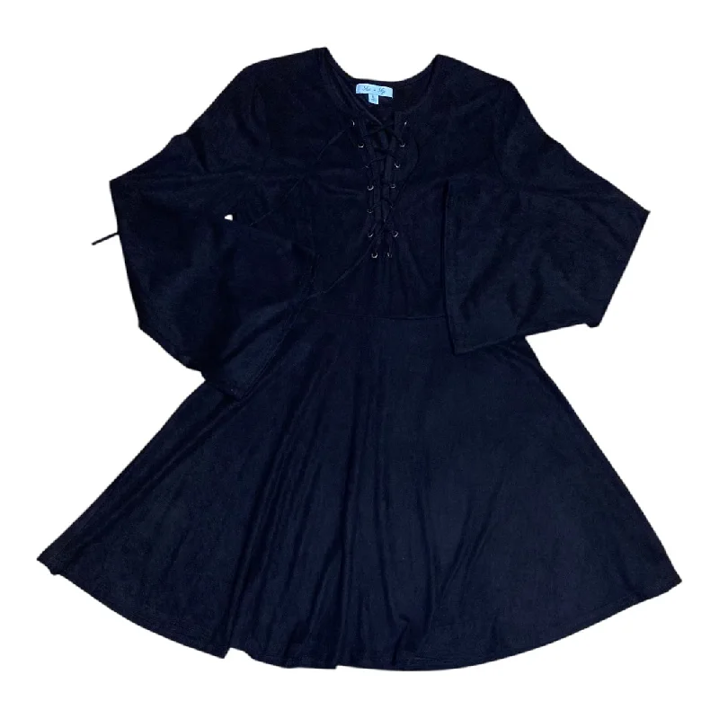 Shop and Save Dress Casual Short By She + Sky In Black, Size: L