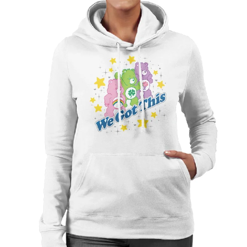 Overstock Care Bears Share Bear We Got This Women's Hooded Sweatshirt