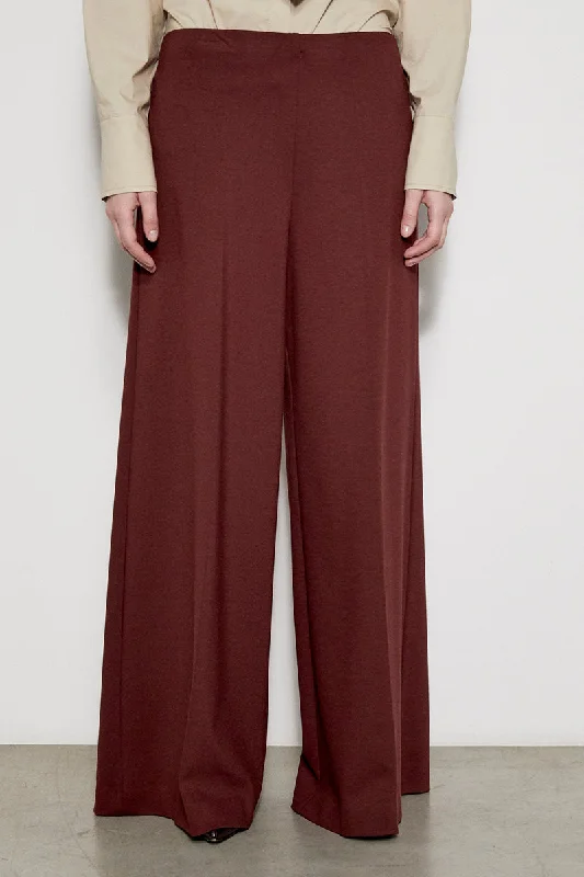 elegant maxi dressMEIMEIJ Wine Wide Leg Pants